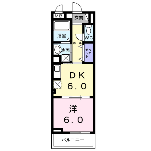 ボワ リュネールの間取り