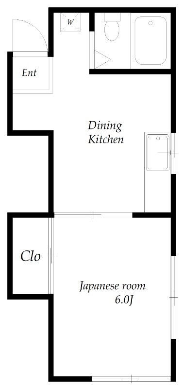 春江町の完工年月(1987年1月)築の賃貸アパートの間取り