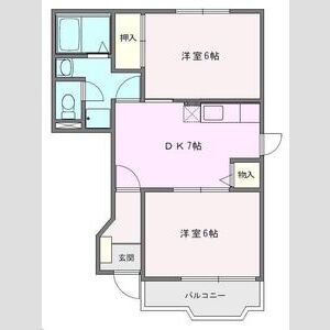 ユーロパレスⅠの間取り