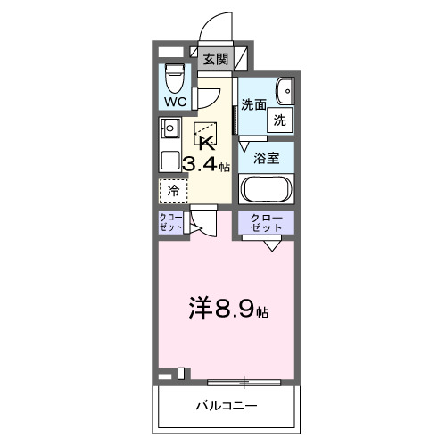 パーク グレイス 上尾の間取り