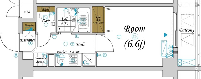 ガーラ・シティ蒲田南の間取り