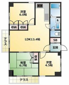 TKパークサイド白山の間取り