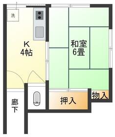 岩田荘の間取り
