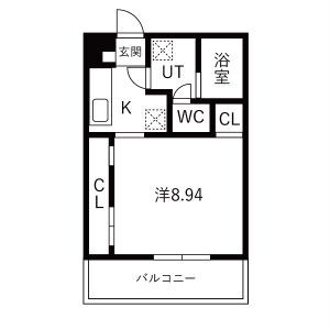SAハイツ豊中の間取り
