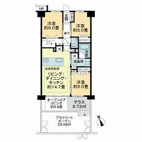 ヴェレーナ赤羽志茂プレミアテラスの間取り