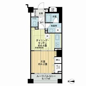 ライオンズシティ錦糸町北斎通りの間取り