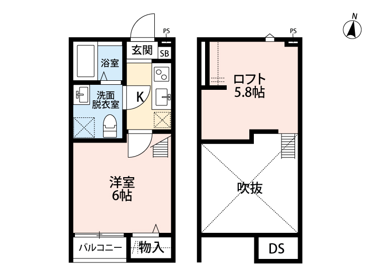 ライトミドル岩槻の間取り