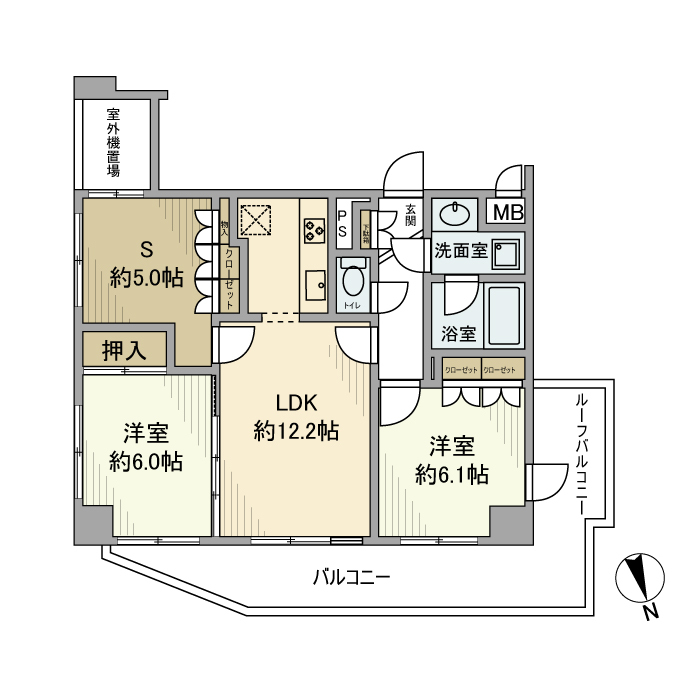 マイキャッスルステーションプラザ葛西の間取り