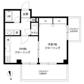 フラッツ修徳の間取り