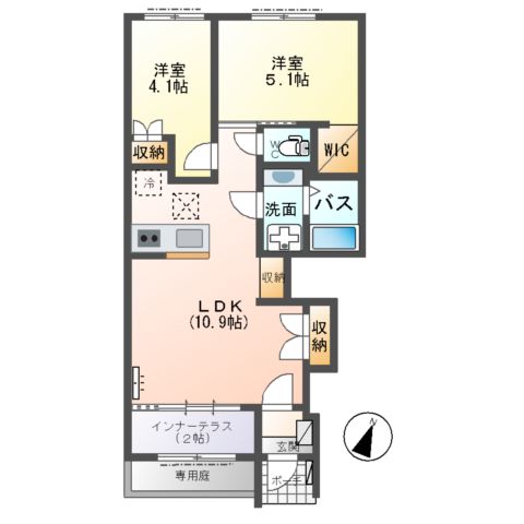 シエル ラフィネの間取り
