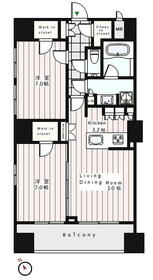 アピス西新宿の間取り