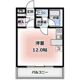 馬渕の完工年月(1989年7月)築の賃貸マンションの間取り
