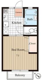 カーサM&Mの間取り