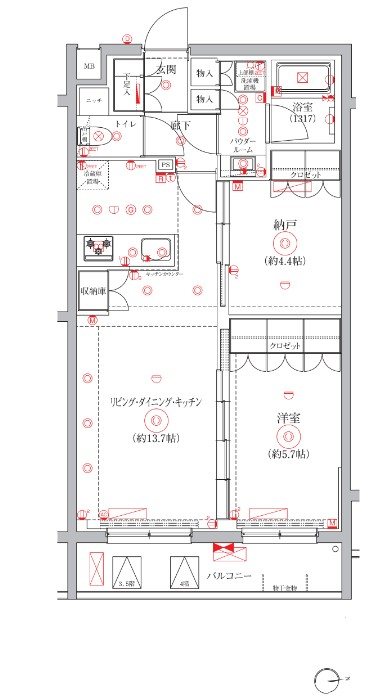 セジョリ板橋坂下IIの間取り