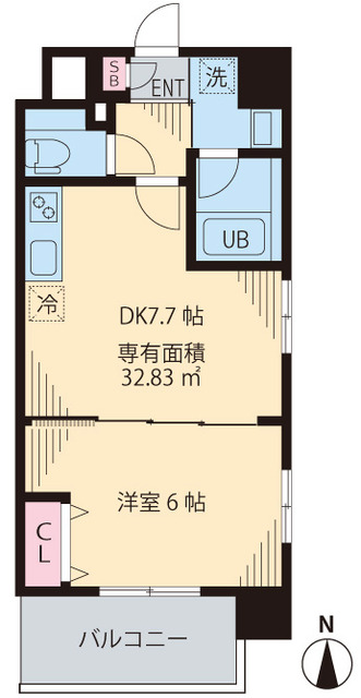 ステディコート桜上水の間取り
