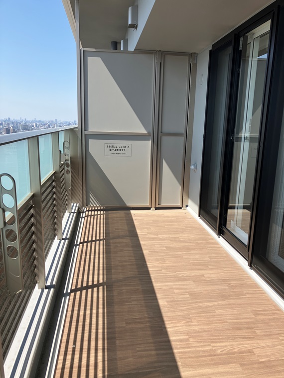 12/15 バルコニー