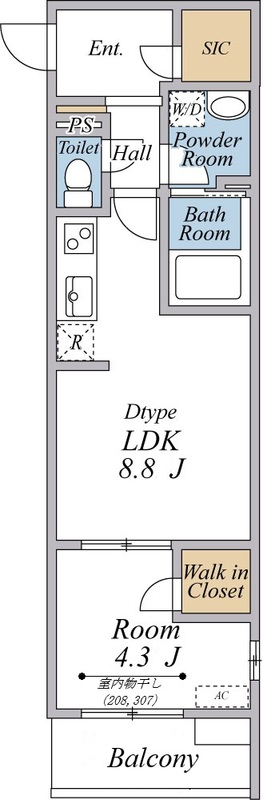 (仮称)リブリ・相模原市南区東林間(10)AA04689の間取り