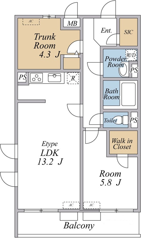 (仮称)リブリ・相模原市南区東林間(10)AA04689の間取り