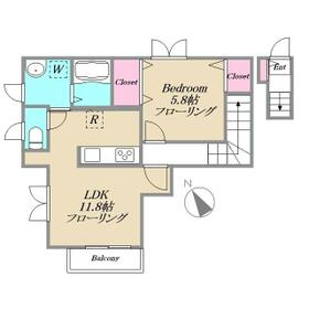 パークサイド西国立の間取り