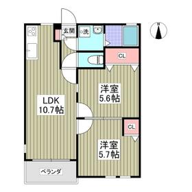 パークアベニュー若泉の間取り