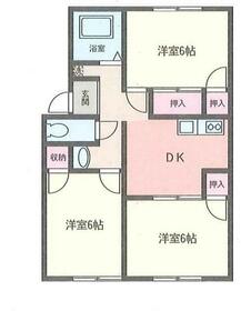 プレジール須賀B棟の間取り