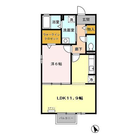 リヴィエールＳの間取り