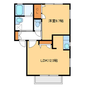 グランドール駒形の間取り