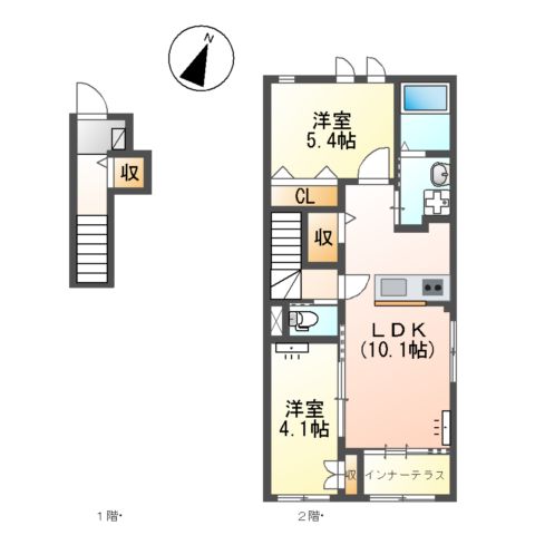 ルオント　ラウル　の間取り