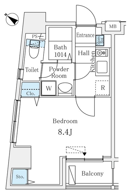 Gran Felicia 日本橋の間取り