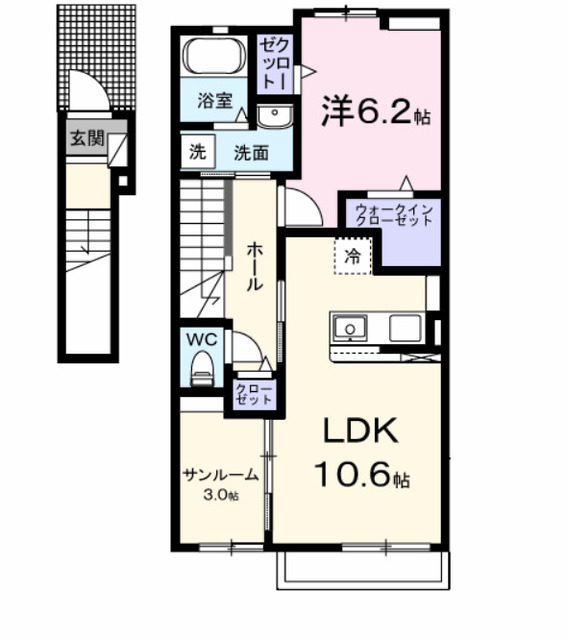 グラース・Mの間取り