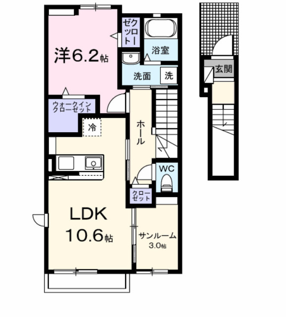 グラース・Mの間取り