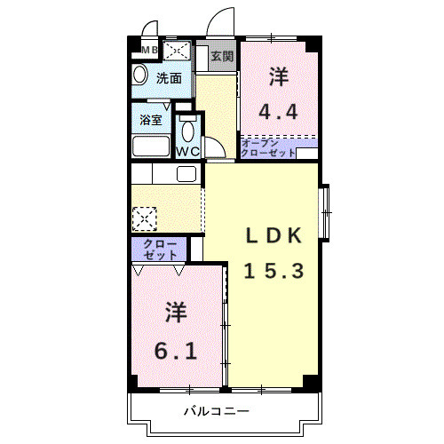 エミネンス深井の間取り