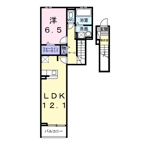 西原1丁目アパート(028604201)の間取り