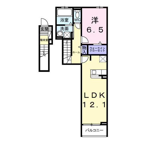 西原1丁目アパート(028604201)の間取り