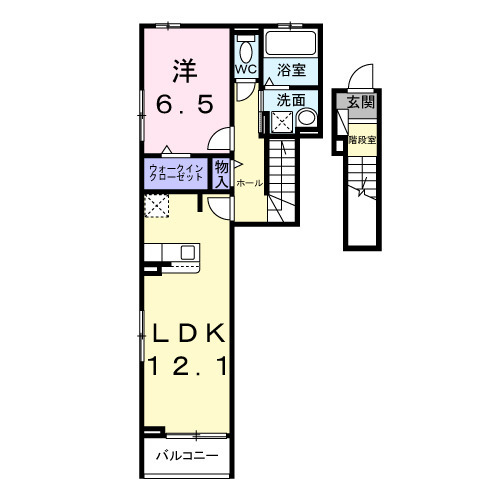 西原1丁目アパート(028604201)の間取り