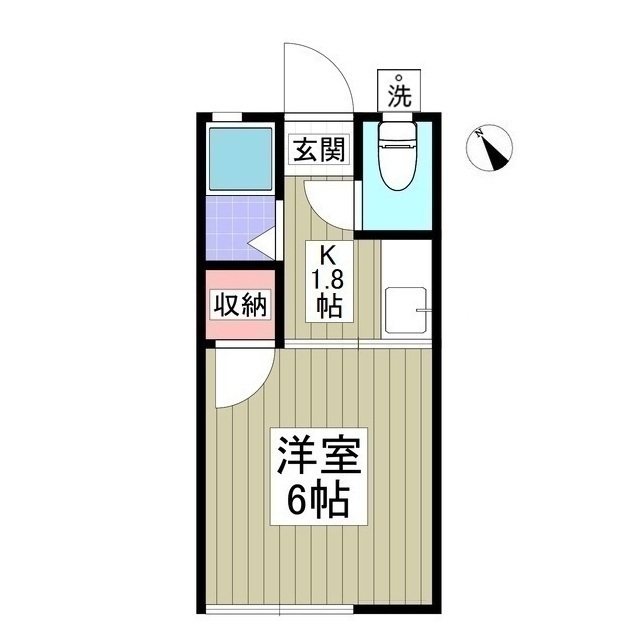 美鈴ハイツの間取り