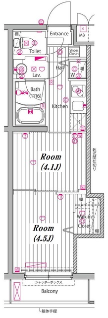 ガーラ・ヴィスタ練馬の間取り