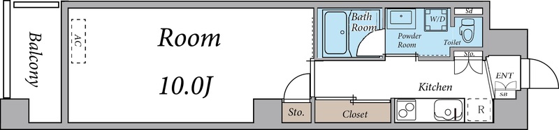 常盤台レジデンスの間取り