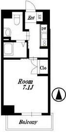 ガーラ渋谷常盤松の間取り