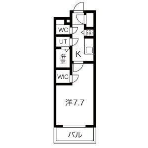 エスプレイス京都駅ウエストの間取り