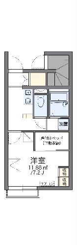 レオパレス龍ノ口の間取り