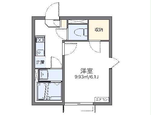 レオネクストK スリーの間取り