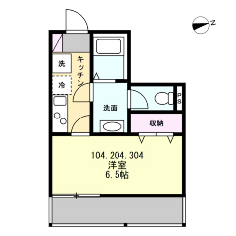 (仮称)長後Ⅴアパートの間取り