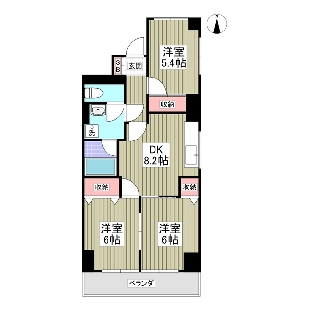 ヴァンデュール上大曽 旧前橋マンションの間取り