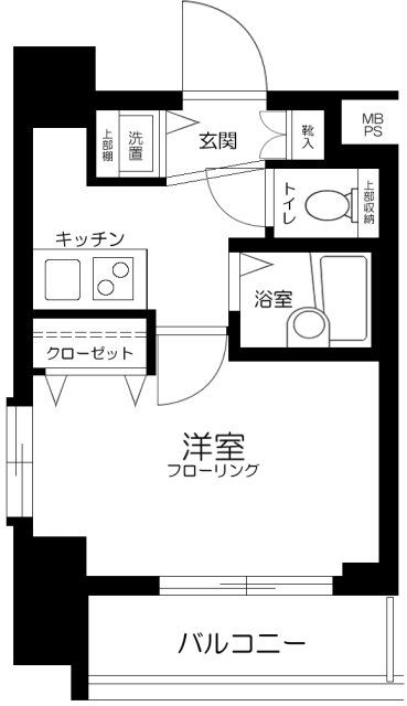 パークウェル浅草の間取り