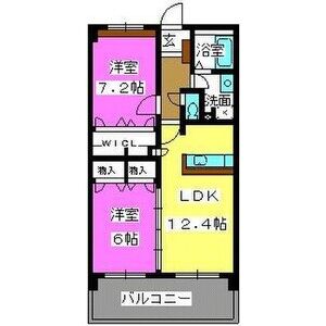 リバーランド箱崎Ⅴの間取り