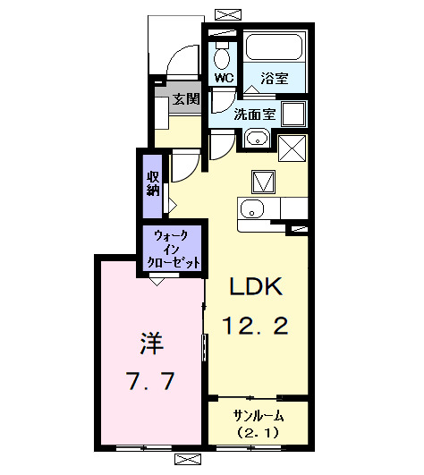 シャンヴェールの間取り