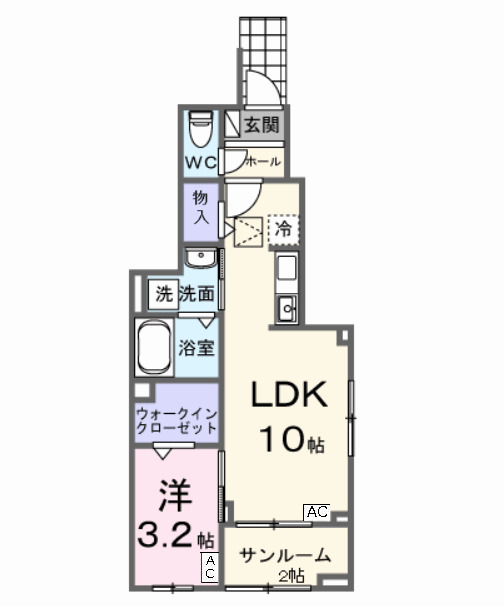 ソルジエンテの間取り