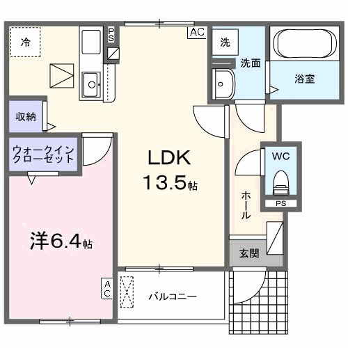 エス ウィステリア Ⅱの間取り