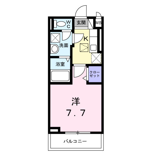 東一津屋アパート(027268101)の間取り